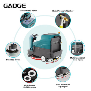 Gaoge Updated X86 Long Working Time Commercial <b>Cleaning</b> Product Water Gun Use Battery Side Brush Ride-On <b>Floor</b> Scrubber <b>Machine</b> - Product Image 6