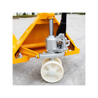 Haizhili 2T Outils de levage d'entrepôt Crics de palettes à main Transpalette tout-terrain Roue hydraulique à profil bas Manuel de transpaleta