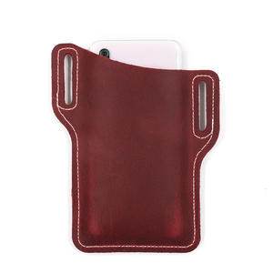 Riñonera de cuero Vintage para teléfono móvil, funda de bucle para hombre, riñonera General, funda para teléfono, funda para teléfono - Product Image 6