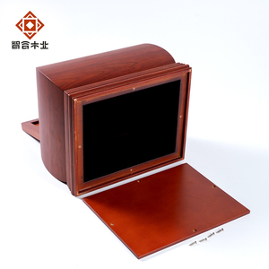 Modern Colorful Wood Urn <strong>for</strong> Ashes Handcrafted Contemporary Design <strong>for</strong> Human <strong>Pet</strong> Cremation <strong>Memorial</strong> Keepsake <strong>Box</strong> - Product Image 3