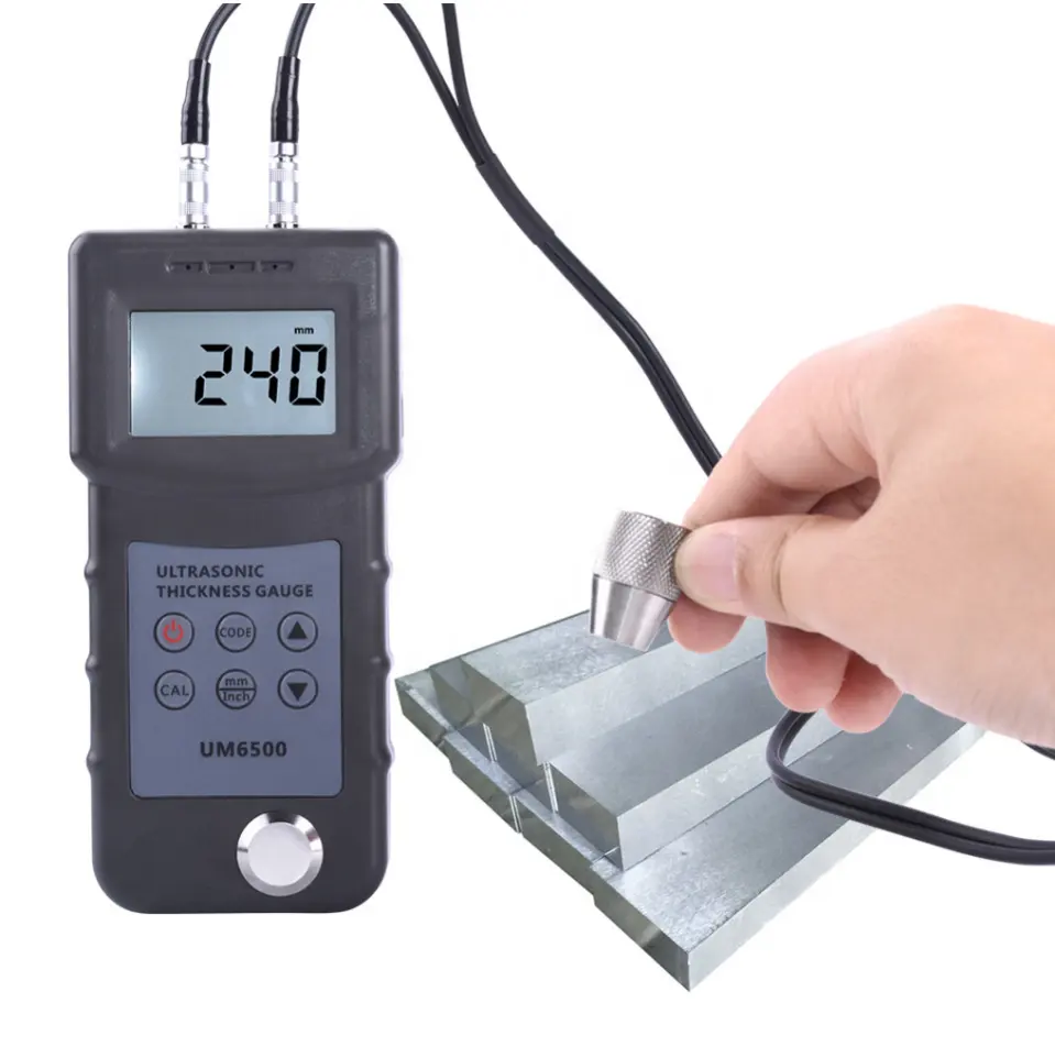 UM6500 Handheld Ultrasonic Thickness Gauge For Measuring Metal thickness