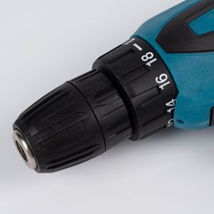 Taladro Atornillador Eléctrico Inalámbrico de Litio de Dos Velocidades con Motor de Escobillas de <span class=keywords><strong>12V</strong></span> y Mandril Universal Multifuncional para Comercio Exterior - Product Image 1