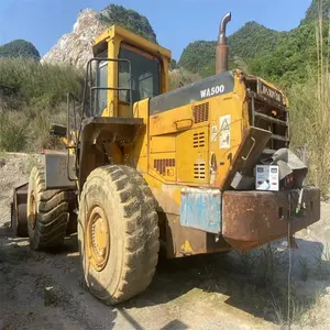 4.5 घन दूसरा हाथ komatsu वा 500 व्हील लोडर जापान आयातित Komatsu अच्छी हालत में wa500-6