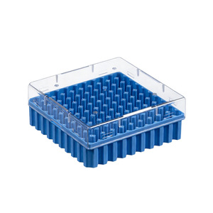 Caja de Tubos de Criopreservación de Plástico, Policarbonato Reutilizable, Contenedor de Almacenamiento de Muestras con 25, 36, 50, 81 y 100 Compartimentos - Product Image 2