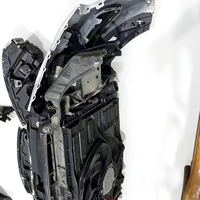 Conjunto de Parachoques Delantero, Parrilla, Faro, Cubierta de Depósito de Agua y Guardabarros Usado para Audi A3 2016-2018, Montaje Atornillable, Ajuste Universal