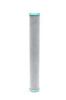Cartouche de filtre à eau CTO de remplacement en charbon actif de noix de coco de 20 x 2,5 pouces pour la réduction du chlore, conforme à la norme NSF42