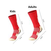 Chaussettes de football antidérapantes respirantes pour équipes, personnalisables, tricotées, élastiques et confortables, vente en gros
