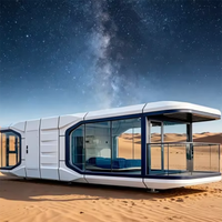 Maison Capsule Moderne en Acier de 40 pieds, Fabrication Chinoise, Luxe, Mobile, Préfabriquée, EPS, Installation Facile, Haute Qualité, Utilisation pour Villa et Supermarché