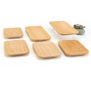 YUESHEN Bandeja <span class=keywords><strong>de</strong></span> Madera Personalizada Estilo Japonés, Bandeja <span class=keywords><strong>de</strong></span> Servir <span class=keywords><strong>de</strong></span> Madera Maciza <span class=keywords><strong>de</strong></span> Nogal y Haya, Piezas Mecanizadas por CNC - Product Image 1