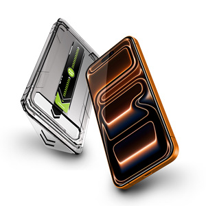 CHAOYIDIAN Protection d'écran en verre trempé pour iPhone 17 Pro Max 16 <span class=keywords><strong>Plus</strong></span> 15 13 HD Anti-espion avec boîte de dépoussiérage - Product Image 3