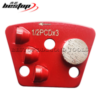 Plaque de meulage diamantée PCD 3x1/2 de qualité professionnelle pour meuleuses ASL et CPS