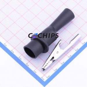 27.718.2 Banana Plug / Alligator Clip Connector ( Connector Type: Alligator Clip )( Color: Black ) - Product Image 1