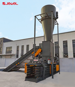 America più caldo 250T scatola di cartone tessile rottami pressa balle orizzontale pressa idraulica - Product Image 3