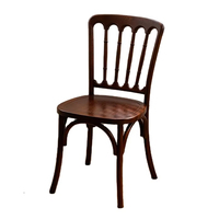 Chaise de salle à manger mobile en bois massif de style campagnard américain, dossier en rotin tressé, chaise Napoléon antique vintage, mobilier de maison