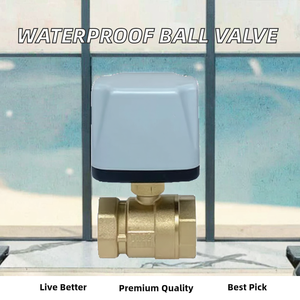 Válvula de Bola Eléctrica Motorizada de Acero Inoxidable Impermeable IP65 de 1/2'', 3/4'', 1'', 2'' con Solenoide, 220V, 12V, 24V, Control de 2 Puntos y 3 Cables para Agua - Product Image 2