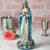 Statues religieuses catholiques personnalisées en résine, statue de la Vierge Marie en prière, décoration de la maison, souvenir, cadeau