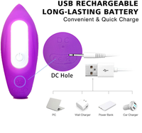 Mini vibromasseur pour femmes, contrôle par application, rechargeable par USB, étanche IPx6, 9 fréquences, vibromasseur portable longue distance