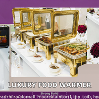 Plat à Réchaud de Luxe pour Mariage, Chauffe-Plat Professionnel, Équipement de Buffet et Traiteur, En Promotion