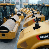 Dynapac Sakai Bomag 3-6 Ton Double Drum Vibratory Road Roller dengan Motor Bekas Komponen Inti Getaran Kecil Mesin Pompa