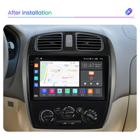 Sistema de audio multimedia ndroid para coche, pantalla para 323, 2002 y 2008