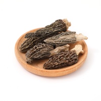 Morilles séchées biologiques de qualité supérieure cultivées en ferme, vente en gros d'usine