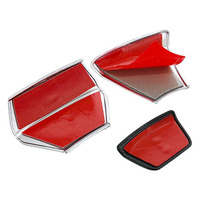 Emblème de voiture en métal, autocollant de modification du volant de voiture, accessoires de décoration intérieure en alliage de zinc, autocollant