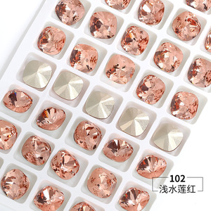Vente en gros d'usine de <span class=keywords><strong>strass</strong></span> carrés K9 de Super qualité pour les ongles boutique de <span class=keywords><strong>strass</strong></span> en cristal pour le vêtement - Product Image 5