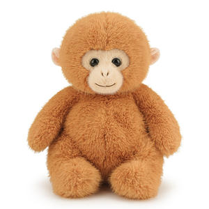 Jolie peluche singe marron ultra douce et câline pour enfants, cadeau d'anniversaire, cadeau de naissance et compagnon de lit - Product Image 1
