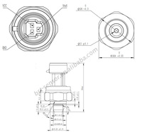 Capteur de pression d'huile de haute précision et ultra durable pour Saab Buick Chevrolet Corvette Avalanche Cadillac 12570798 12616646