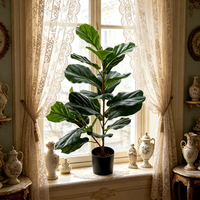 Meilleures ventes de décorations de mariage en gros, arbres artificiels, faux ficus lyrata, cadeaux pour la fête des mères, arrangements floraux, décoration de chambre
