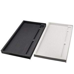 Bandeja de Teclado Extensible Shengyuan, Soporte de Escritorio, Color Negro Grisáceo Blanco K01 - Product Image 4