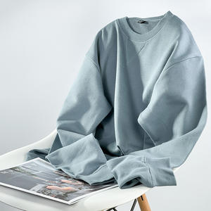 Vente Chaude en Gros – Sweat-shirt Homme Personnalisé à Col Rond en Coton Éponge 380g, Impression Sérigraphique, Uni et Vierge - Product Image 2