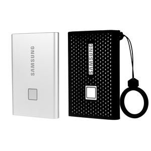 Étui de protection en silicone pour disque SSD externe portable <span class=keywords><strong>Samsung</strong></span> <span class=keywords><strong>T7</strong></span> <span class=keywords><strong>Touch</strong></span> 500 Go 1 To 2 To - Product Image 5