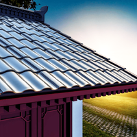 Tuiles solaires BIPV résistantes aux intempéries de haute qualité pour villas et complexes hôteliers – Fournisseur de tuiles solaires triples premium