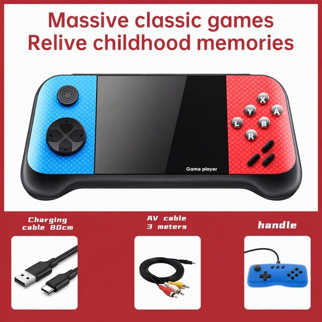 Wholesale X60 Consola De Videojuego Portatil Portable Handheld Game Console Retro Video Game Player Gaming Console Retro Game