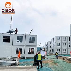 Cbox – Unités de logement modulaires préfabriquées à assemblage facile pour secours en cas d'urgence, maisons conteneurs démontables pour logements temporaires mobiles - Product Image 2