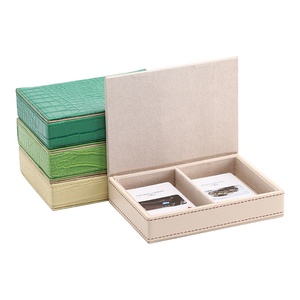 Boîte de rangement pour jeux de poker en cuir PU, texture crocodile, portable, logo personnalisé, organisateur de cartes à collectionner, étui pour jeu de <span class=keywords><strong>tarot</strong></span> - Product Image 1