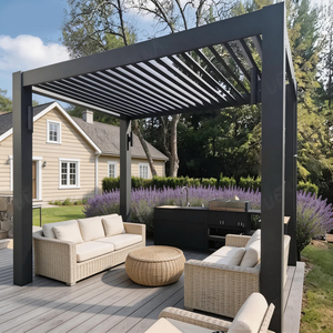Estructura de Postes y Vigas de Aluminio para Pérgolas, Gazebos, Pabellones, Columnas de Soporte, Pilares, Tablizos, Estructuras de Viga, Soportes, Conectores, Herrajes - Product Image 1