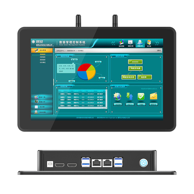 10.1 Inch Touch Screen Computer Rs232  Embedded Industrial All in One PC Android RK3288 RK3568 Touch Industrial Panel Pc