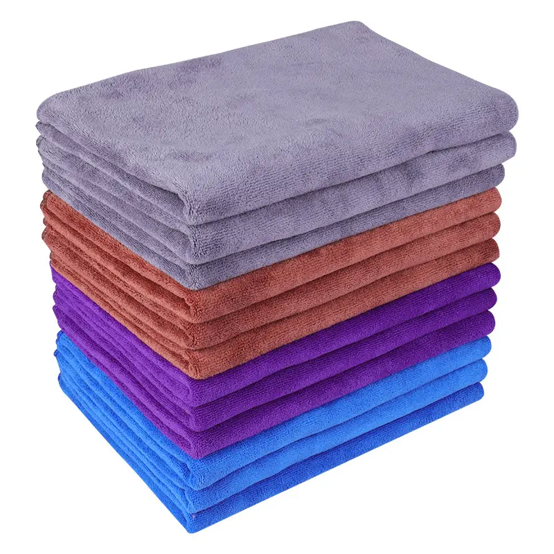 Ménage en gros séchage rapide personnalisé nappe imprimée numérique microfibre cuisine Super absorbant chiffon de nettoyage serviette de voiture