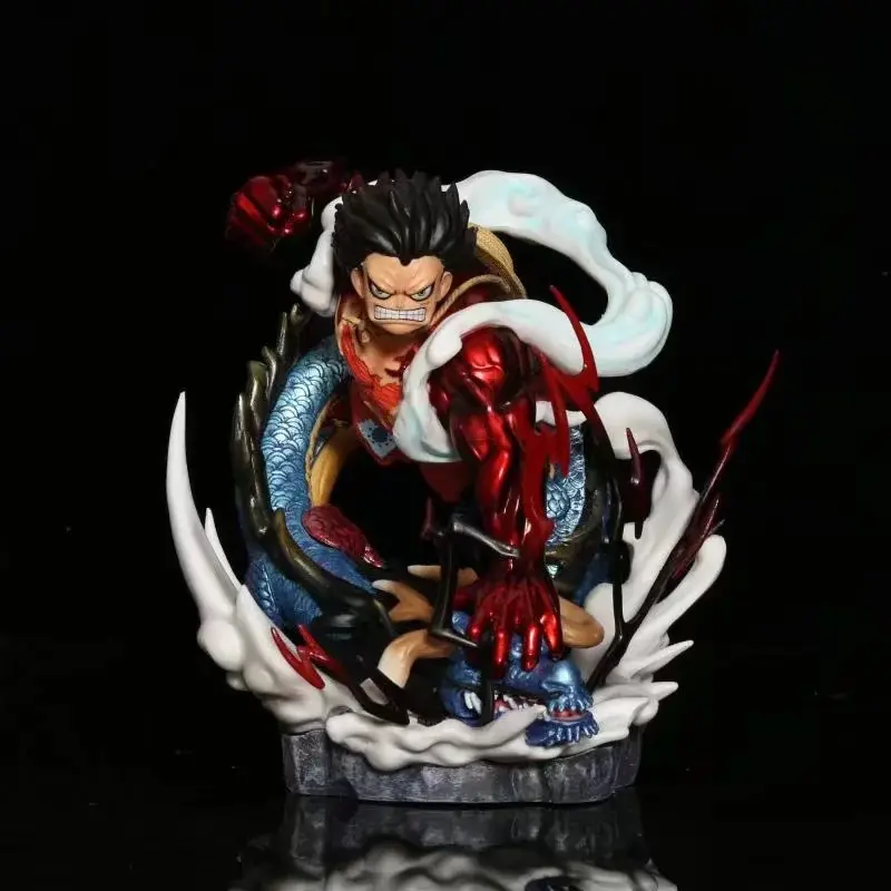 OEM Customized PVC Resin toys HIGH Quality Action & toy Lufei VS Kaiduo Q version Combat posture One pieced anime figures Luffy