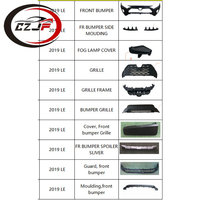 Kit de parachoques delantero CZJF sin faros antiniebla para Toyota RAV4 2019 estilo LE