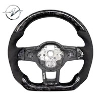 Volant sport en fibre de carbone YZ Optional 12 points Center Track Standard, couleurs de surpiqûres/bandes personnalisables, poignée de 35 mm, Golf