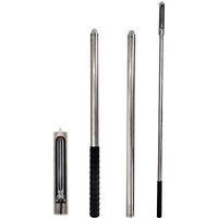 Seringue vétérinaire en acier inoxydable pour injection à distance, conception à longue tige, réutilisable et durable pour le bétail (capacité 50 ml/30 ml)