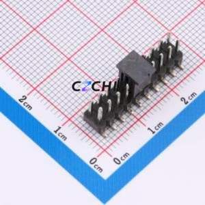 A254US-WS10P-PC075 Pin Header SMD,P=2.54mm Connector 2x10P Square Hole Double Row 20P - Product Image 1