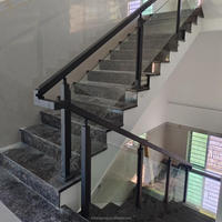 Système de balustrade en verre sans cadre moderne, acier inoxydable 316, balustrade en verre à fixation par goujon pour clôture de piscine, sécurité