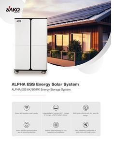 Sako ALPHA ESS 11K/15KWh 11kw Inverter ibrido 15kw batteria al litio tutto in uno Smart BMS Home sistema di accumulo di energia - Product Image 6