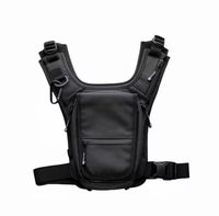 Sac de poitrine minimaliste FROSTY PEAKS pour snowboard/ ski, fermeture éclair, bretelles, poches latérales doubles, accès facile au téléphone et aux cartes