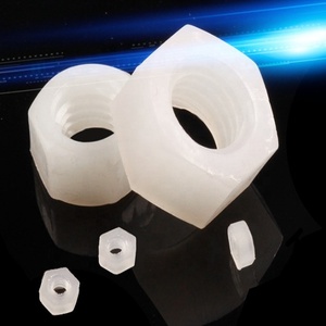 Tuerca de cabeza hexagonal de plástico de nailon blanco y negro, tuerca hexagonal de cabeza hexagonal de alta calidad, hecha en China - Product Image 3