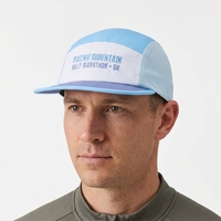 Gorra de 5 Paneles Personalizada, Gorra de Running de Malla de Poliéster, Visera Plana, Bordado de Letras, para Ciclismo, Viajes y Actividades al Aire Libre